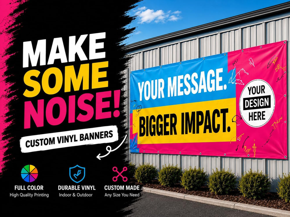 We Printing Your Banner - Personalized - Full UV Color - HD, 3ft x 6ft