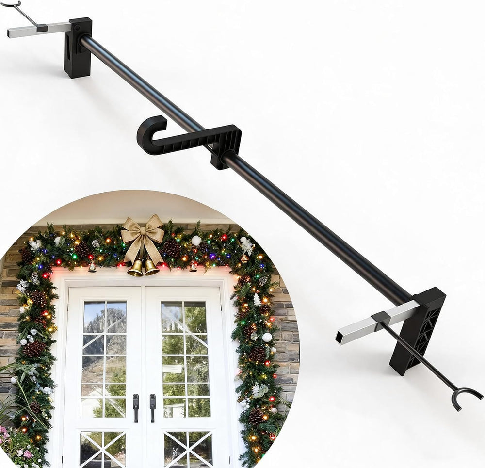 Christmas Garland Hanger for Front Door, Adjustable 29–93.5", 20 LB