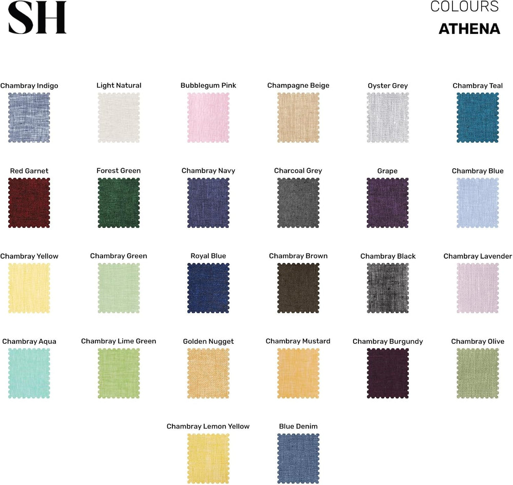 Solino Home 100% Pure Linen Table Runner 108 Inches Long, Brown 14 x 108 in