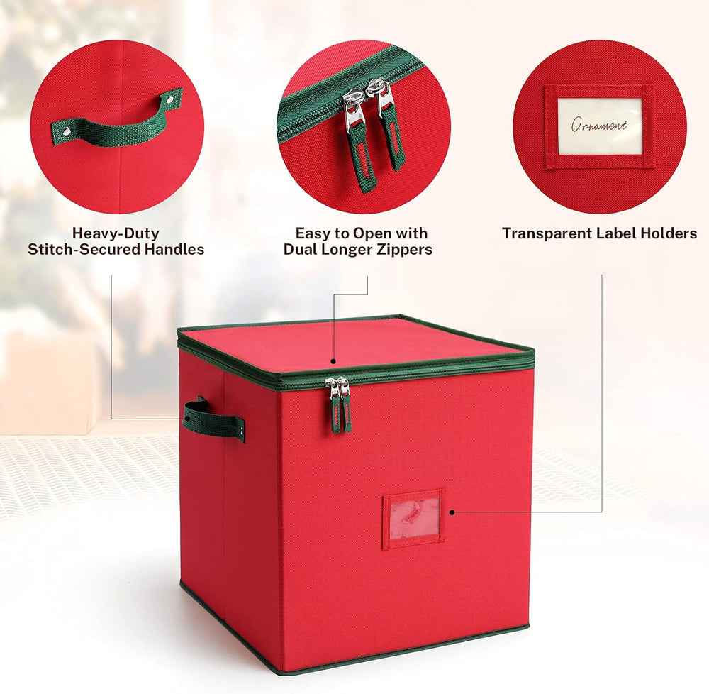 MaidMAX Ornament Storage Box, Ornament Storage, Christmas Ornament Storage