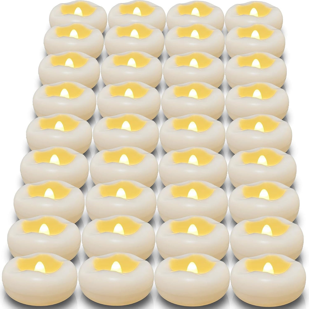 Floating Candles 36PCs 2.3in Flameless LED 200+ Hour for Centerpieces