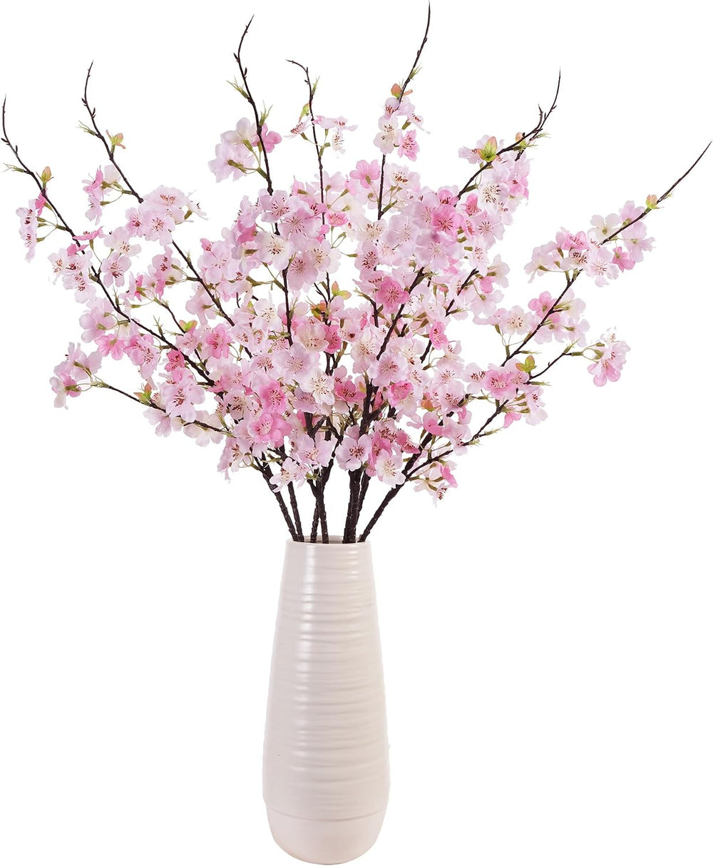 Artificial Cherry Blossom Branches 27.6In Silk Cherry Blossom Branches Long S...