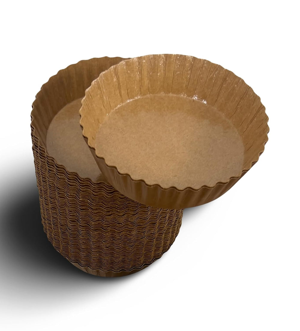 Solut 8 oz. Oven Safe Paper Baking Cup with Extruded Polymer Coating - 720/Case