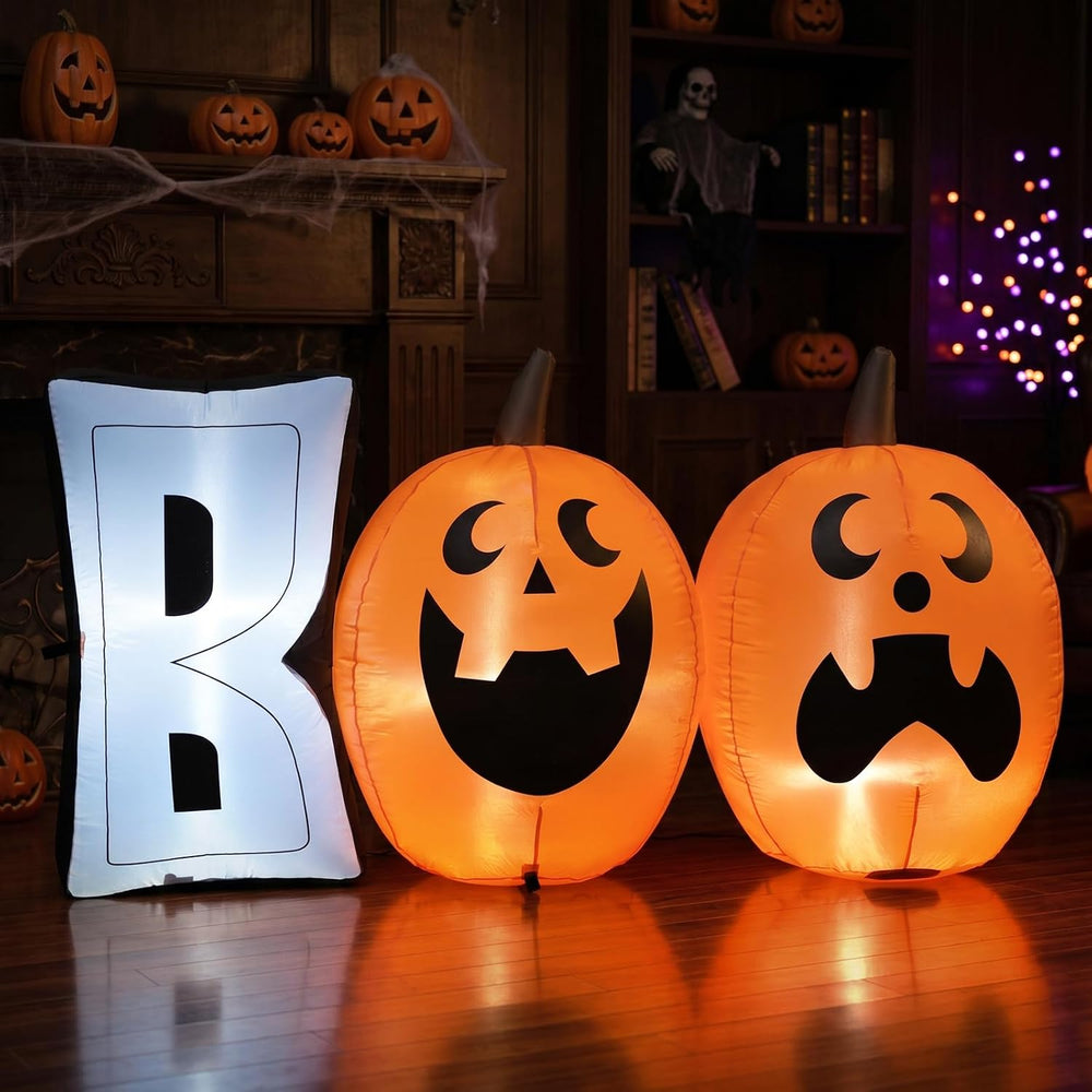 Halloween 6ft Pumpkin Inflatable Decoration,