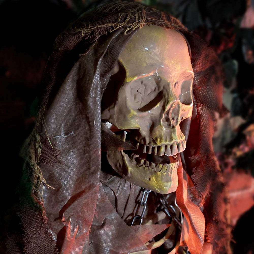 Haunted Hill Farm 5.2-Ft. Sonic Reaper Halloween Animatronic