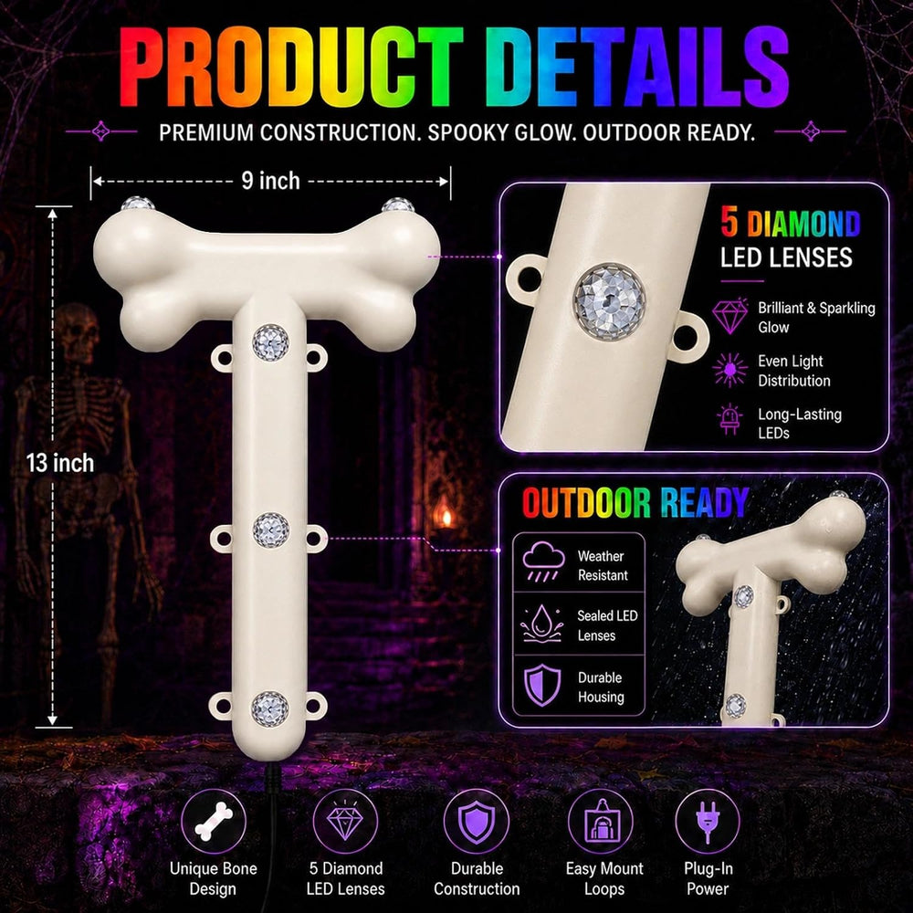 Halloween Smart RGB Skeleton Chest Lighting Kit