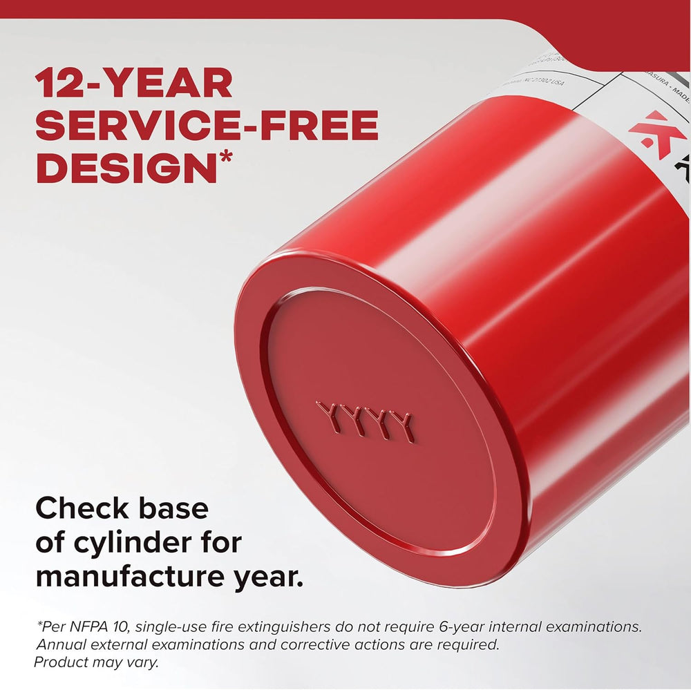 Kidde Living Area Fire Extinguisher for Home, 2-A:10-B:C, KD143-210ABC