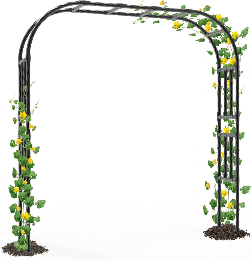 BUKLIYN Garden Arch Trellis - Garden Arch Size: 92.5in(L) * 105in(H)