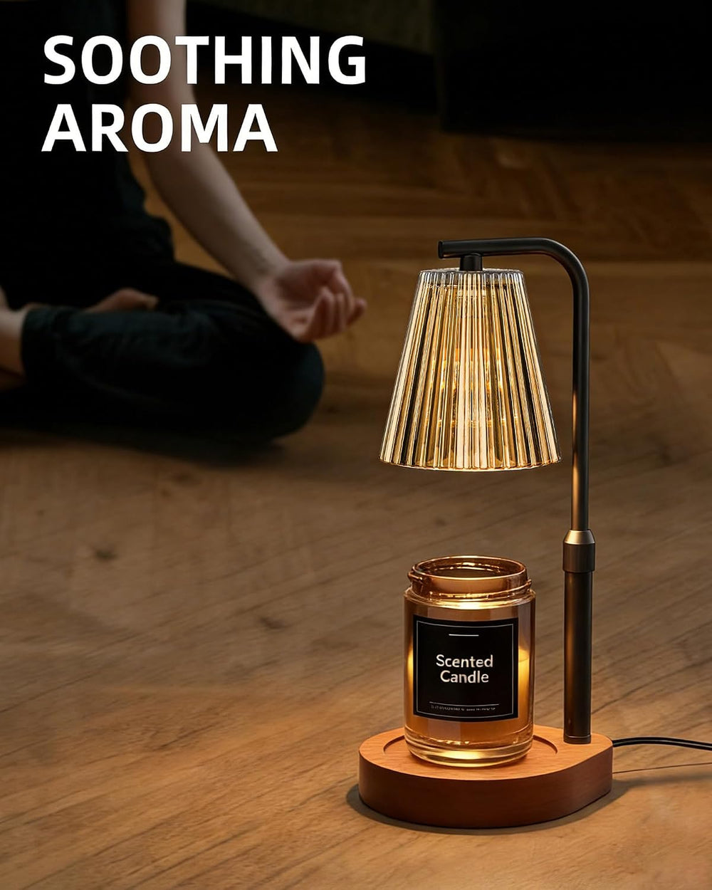 Candle Warmer Lamp with Timer & Dimmer for Yankee Candles, Adjustable Hei...