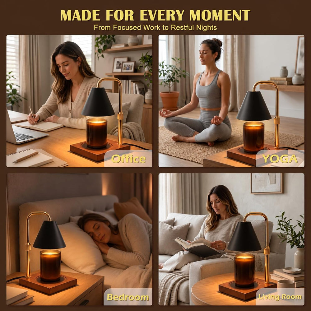Candle Warmer Lamp with Timer, Birthday Gifts for Women