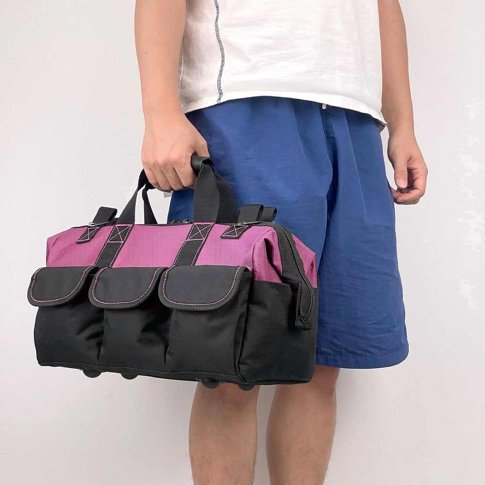 16-inch for women purple tool box Non-slip feet adjustable shoulder strap 14 ...
