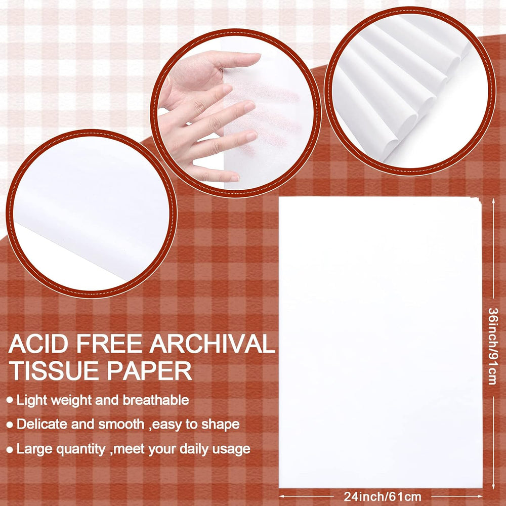 Fainne 400 Pcs 24 x 36 Inch Archival Acid Free Tissue Paper