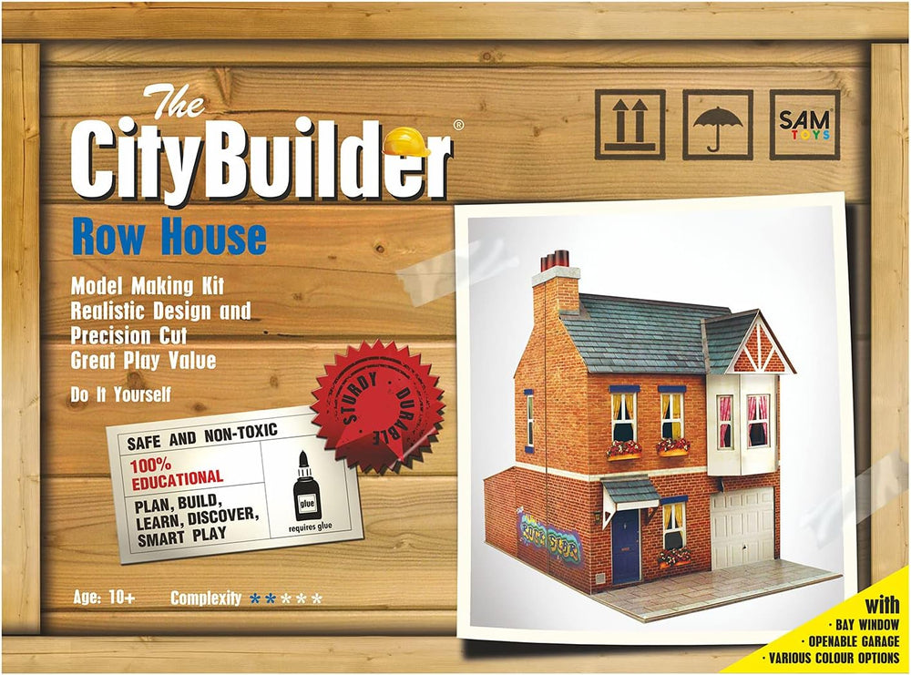 Cardboard Model Building Kit, O Scale 1:48 Railroad Layout Buildings & Ac...