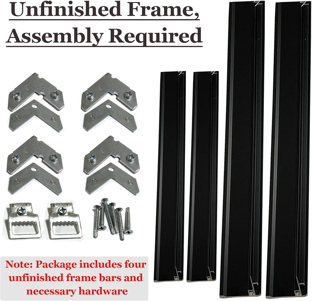 Floater Frame for 20x30 Canvas Paintings with 1.2-1.5" Depth,Black