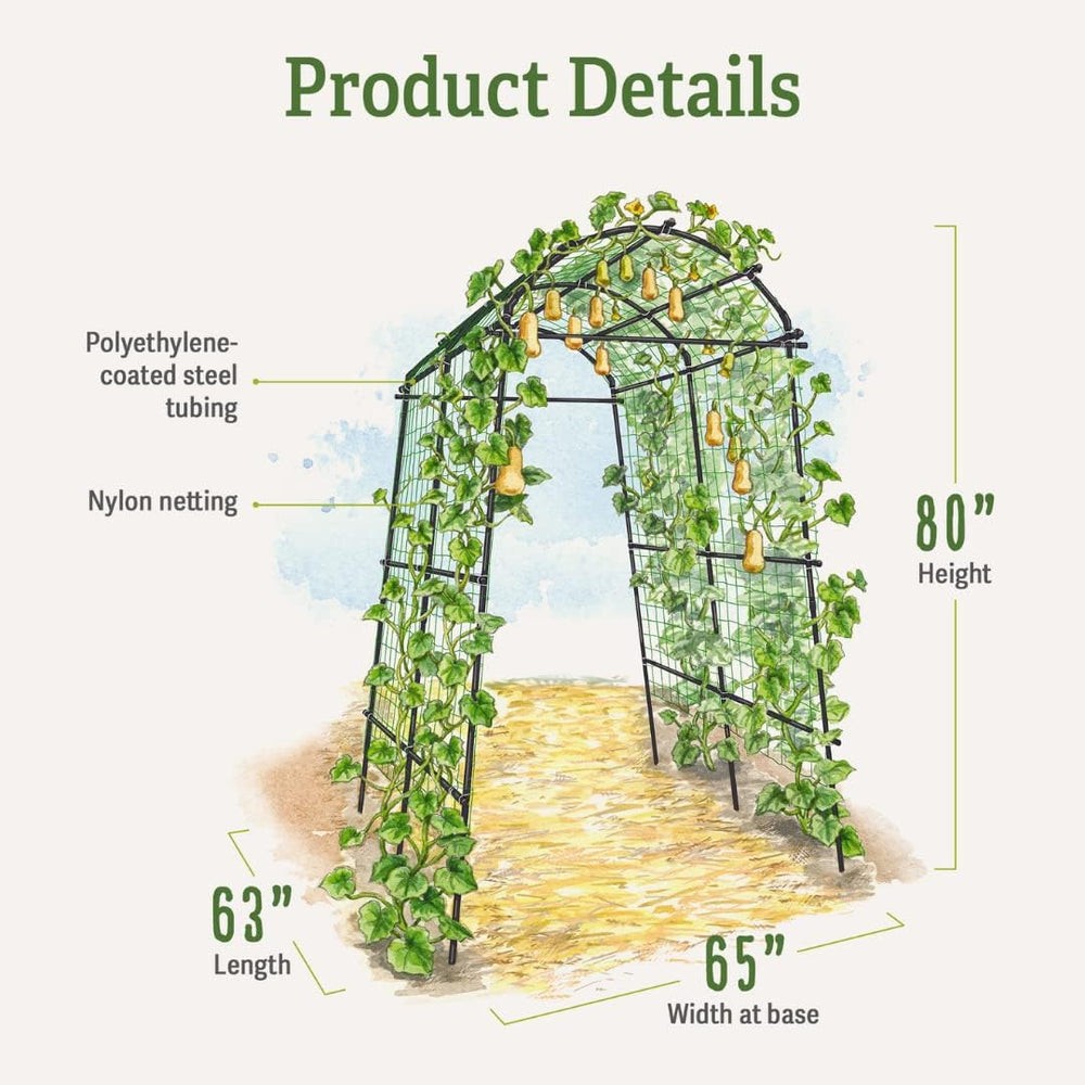 Gardener’s Supply Company Extra Tall Garden Arch Arbor | 80 Inch Tall Titan S...