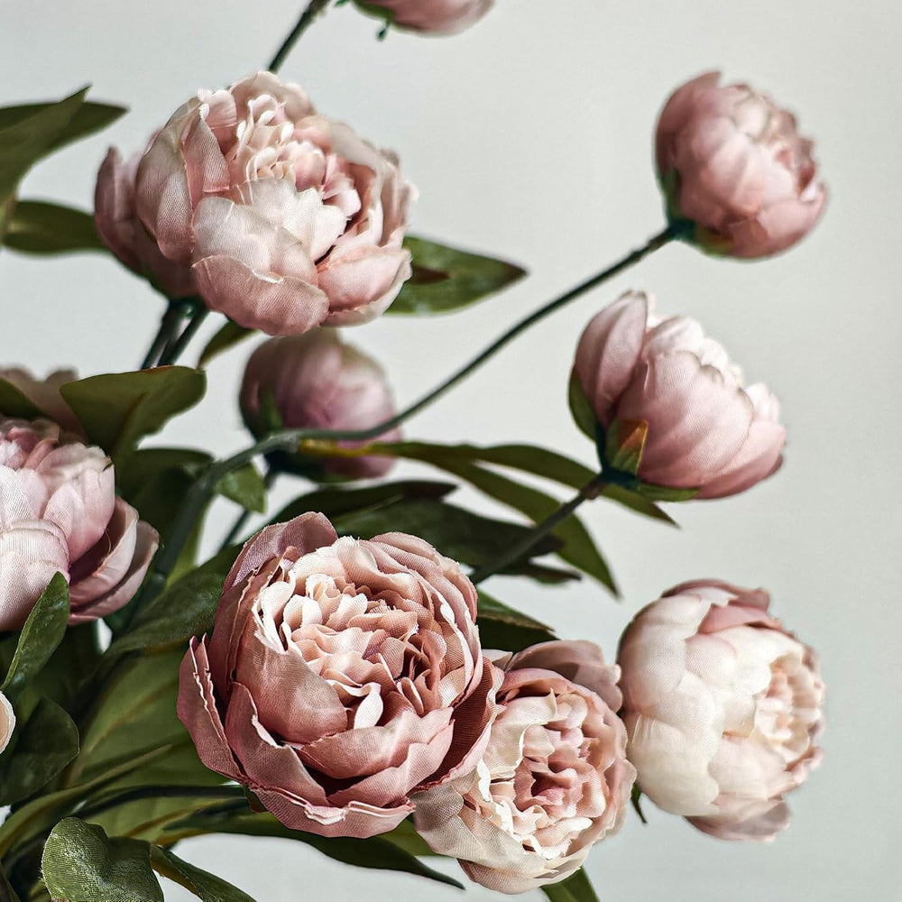 6Pcs Viral Peony Artificial Flowers for Vase