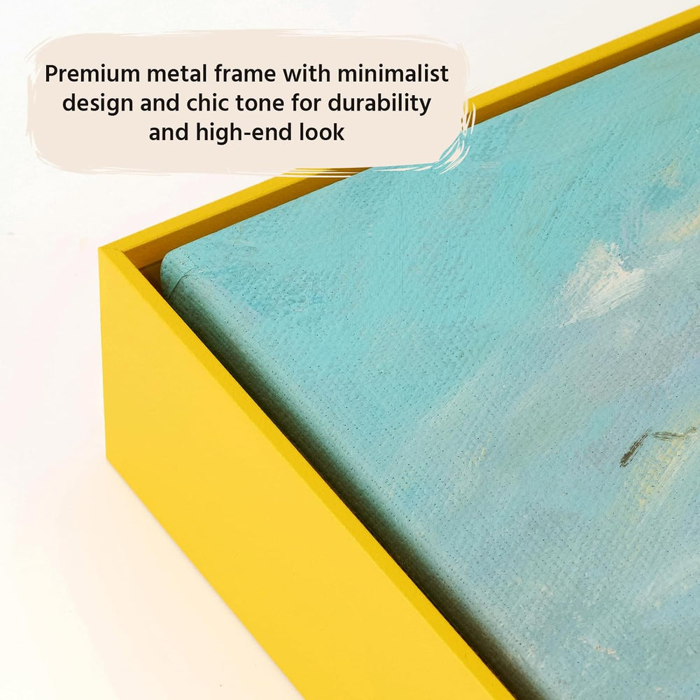 24x30 Canvas Floater Frame for Modern Paintings,1.5" Deep,Yellow