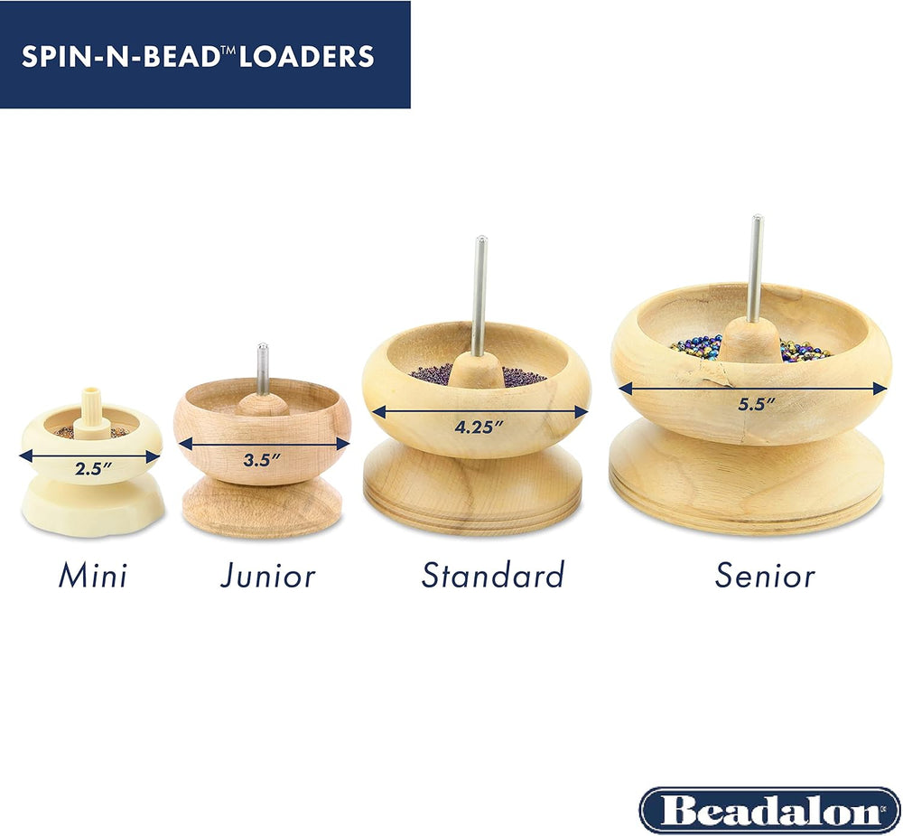 Beadalon Spin N Bead Spinner - Ideal for Beaders & Jewelry Makers, Standard
