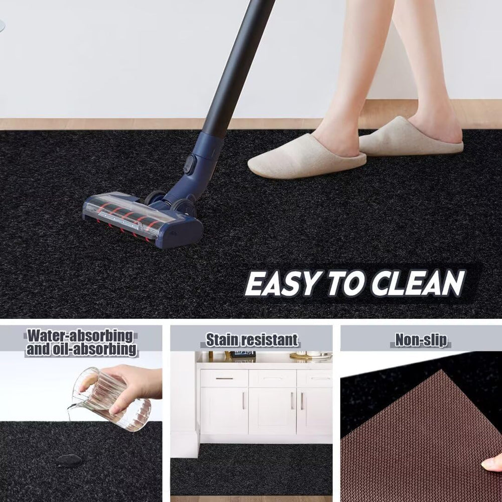2' x 8' Non Slip Runner Rug, Outdoor Utility Carpet for Hallway