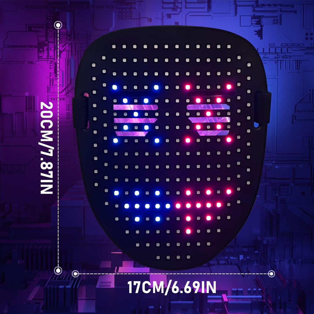 LED Mask Face-Transforming Light up Mask Cool Gifts for Boys