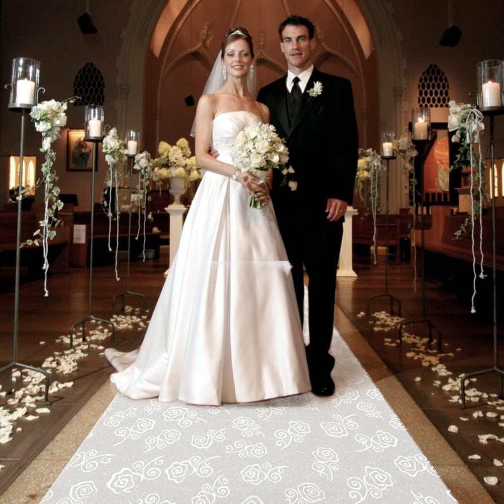 Thickened Aisle Runner, Rose, 3x50 Feet