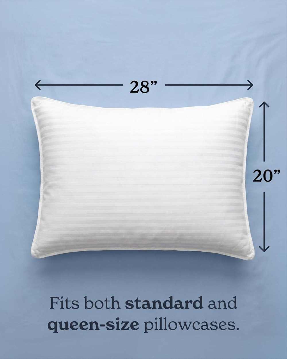 Beckham Hotel Collection Bed Pillows Standard/Queen Size Set of 2