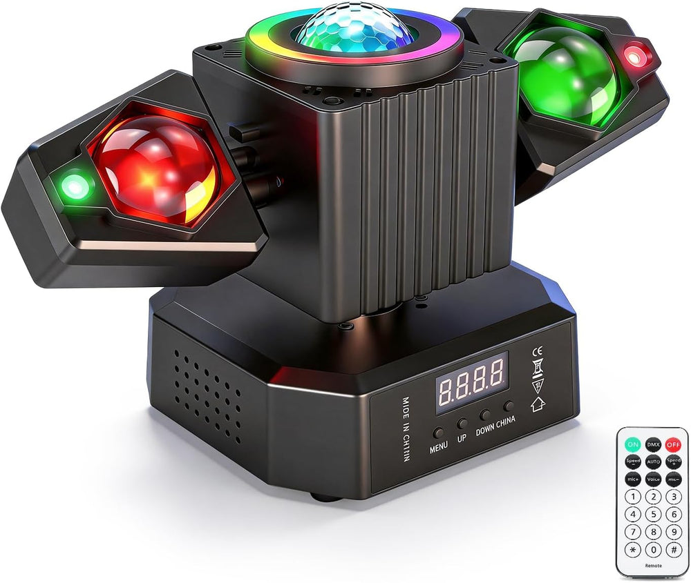Dreamland Party Disco Light, Disco Ball Dj Light Sound Activated with Remote ...