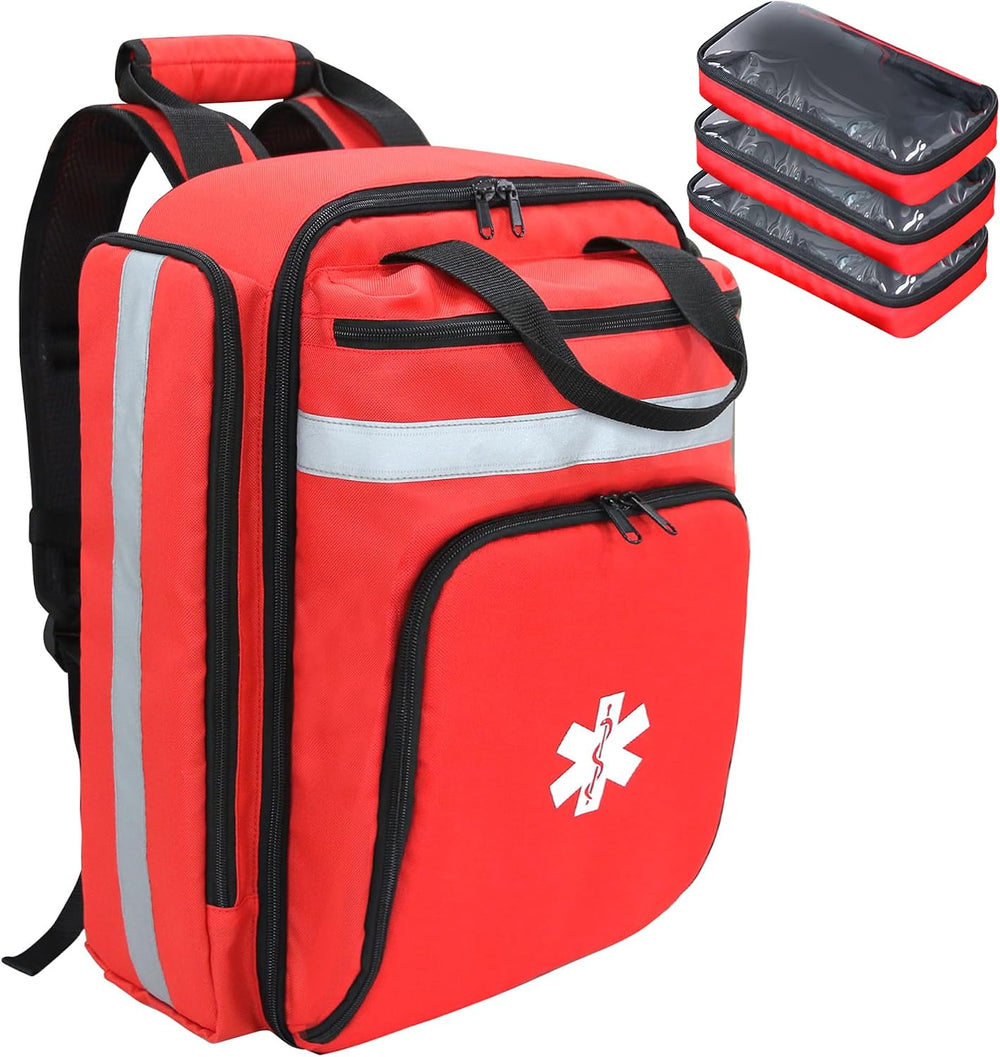 First Aid Bag Empty,EMS,EMT,Emergency Trauma Doctor Bag,First Aid Kit For Car...