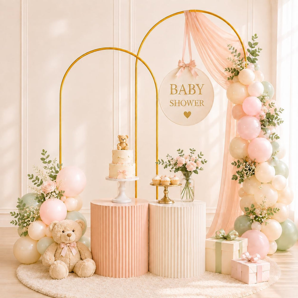 7.2FT Metal Arch Backdrop Stand, Decorative Backdrop Arch Stand