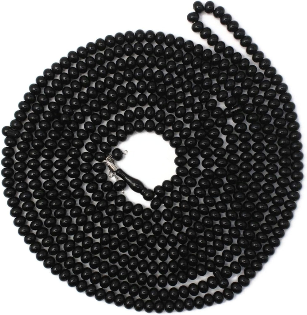 Mega 1000 Bead Black Color Prayer Beads | Classic Tasbih/Rosary/Mala with 100...