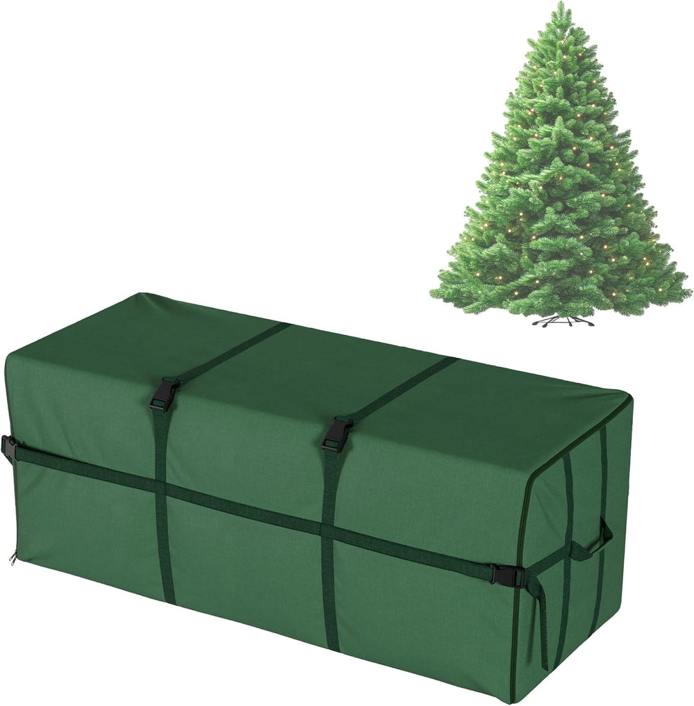 Elf Stor Christmas Tree Storage Bag with Handles, Green, 59” x 24” x 24”