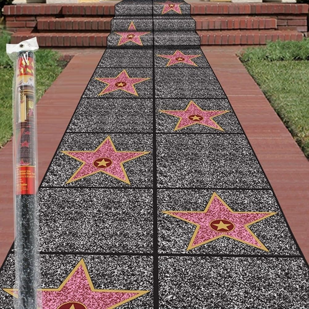 Hollywood Star Aisle Runner