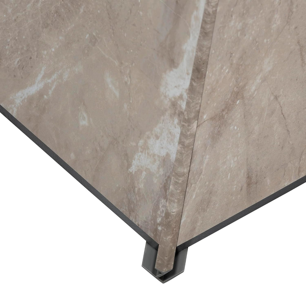 Palisade 94 in. Vinyl Inside Corner Trim in Venetian Marble (5 Pack)