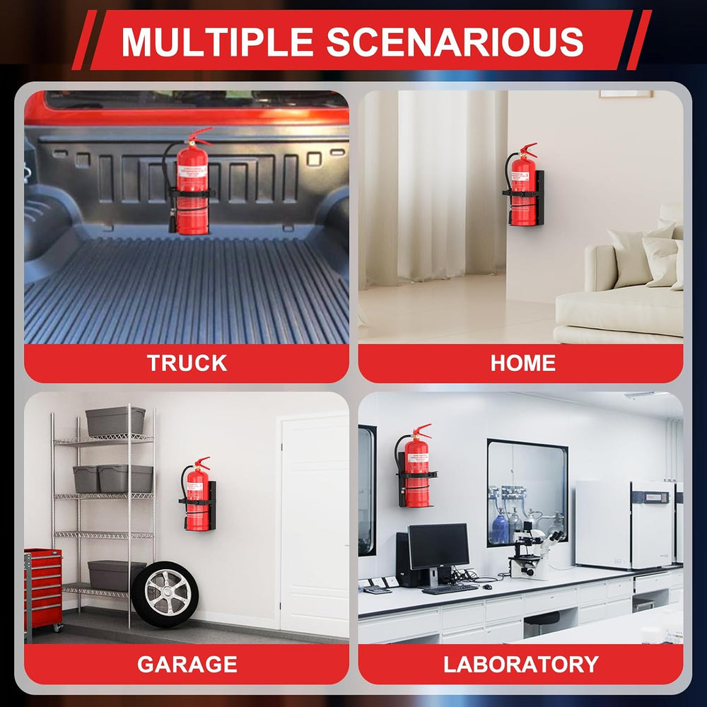 Fire Extinguisher Mount, Heavy Duty Fire Extinguisher Bracket for School Home...