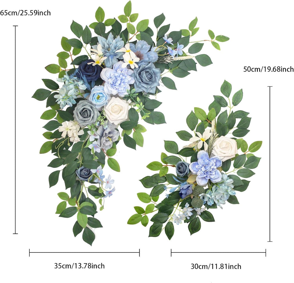 Pack of 2 Artificial Flowers for Backdrop Decoration, Wedding Arch Flowers,Re...