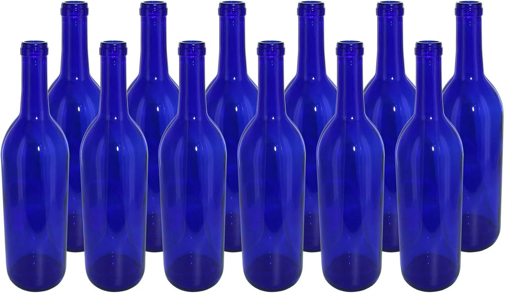 Home Brew Ohio Cobalt 750ml Bordeaux Bottles Case of 12
