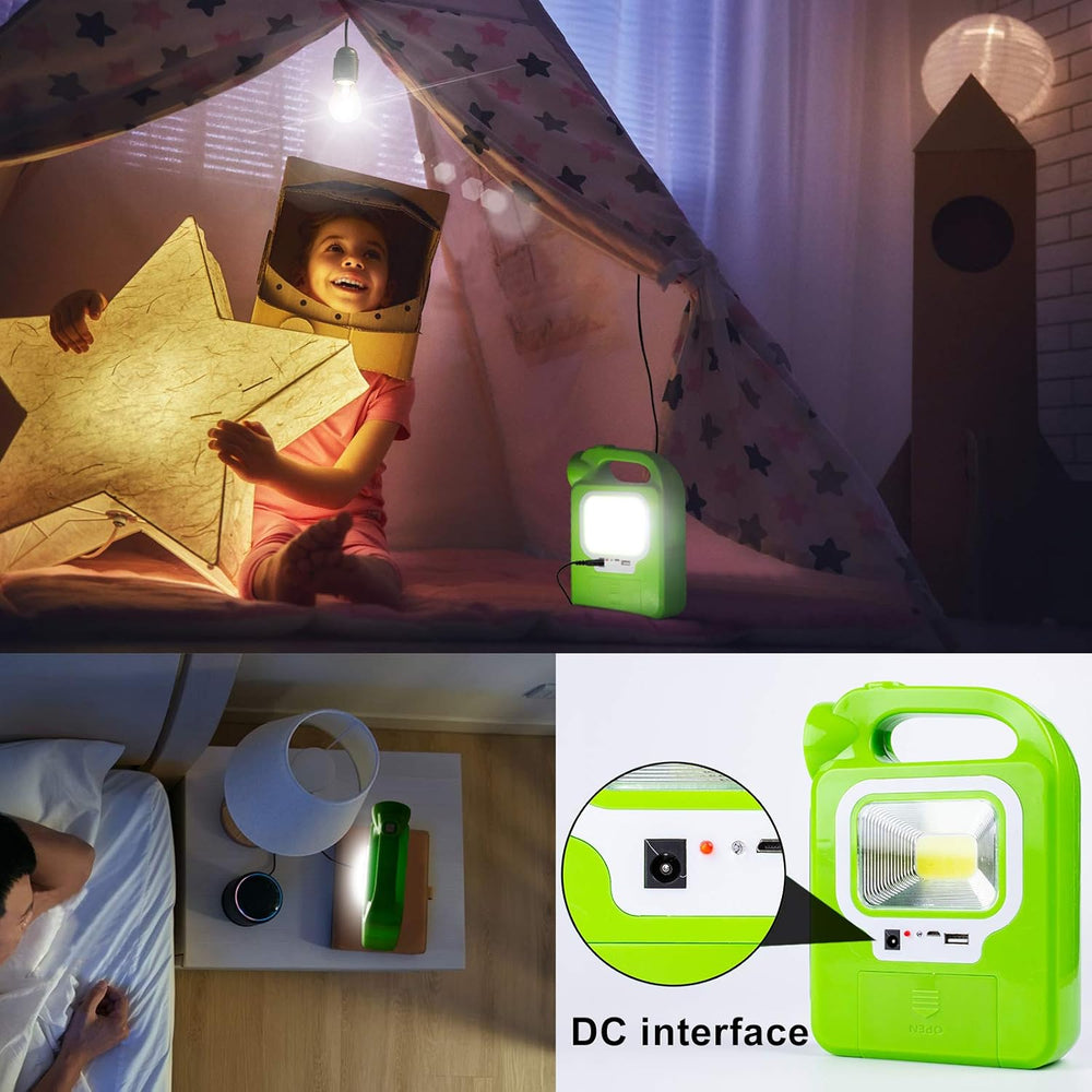 4 Pack Solar Lantern Camping Essentials Accessories Lights, Rechargeable LED ...