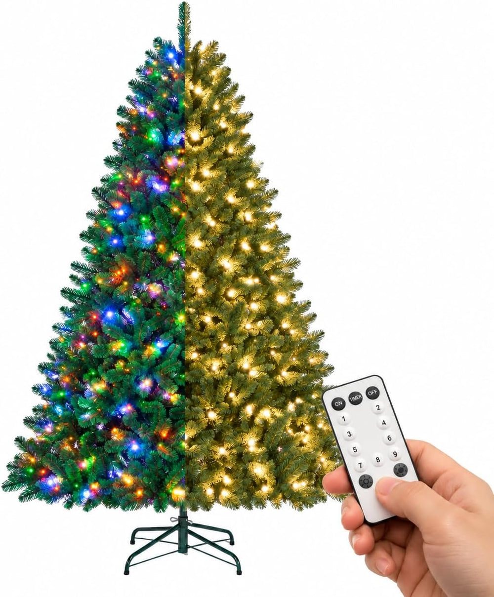 6.5FT Pre-lit Artificial Christmas Tree