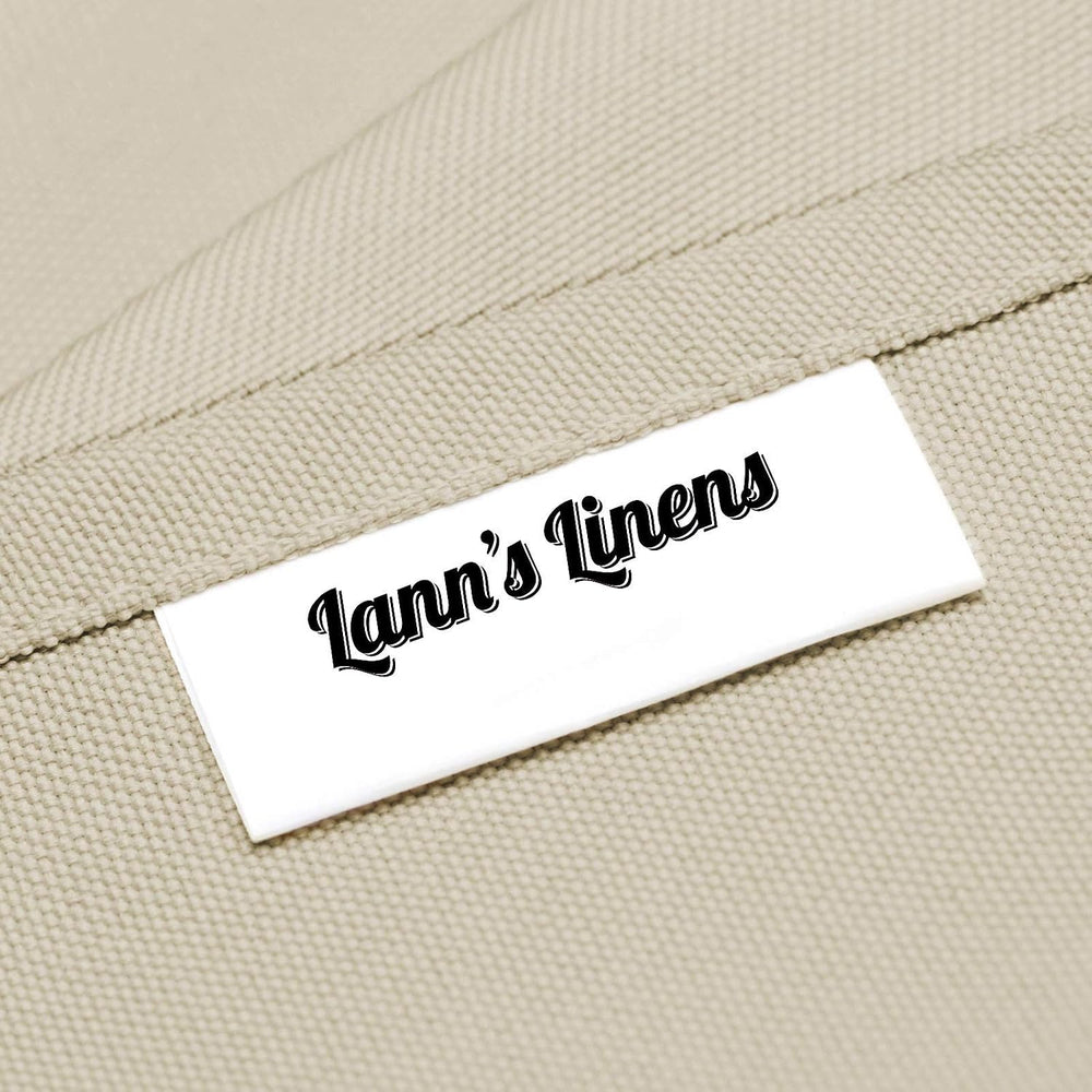 Lann's Linens 10 Pack 90 x 132 Inch Rectangular Tablecloth, Washable Poly...