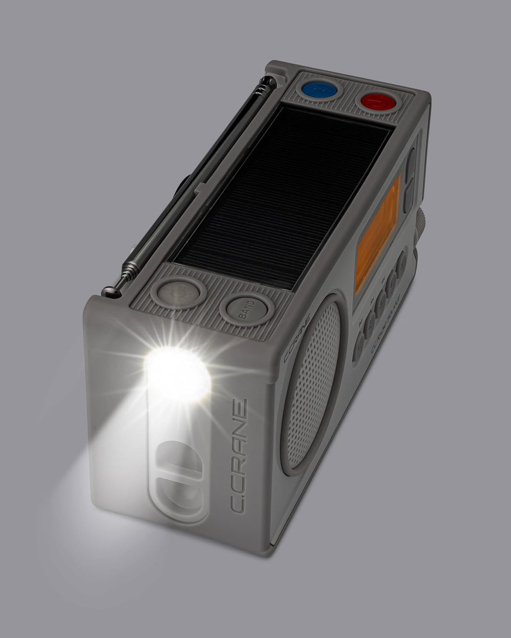 C. Crane CCRadio Solar with Bluetooth Receiving, Emergency Crank NOAA Weather...