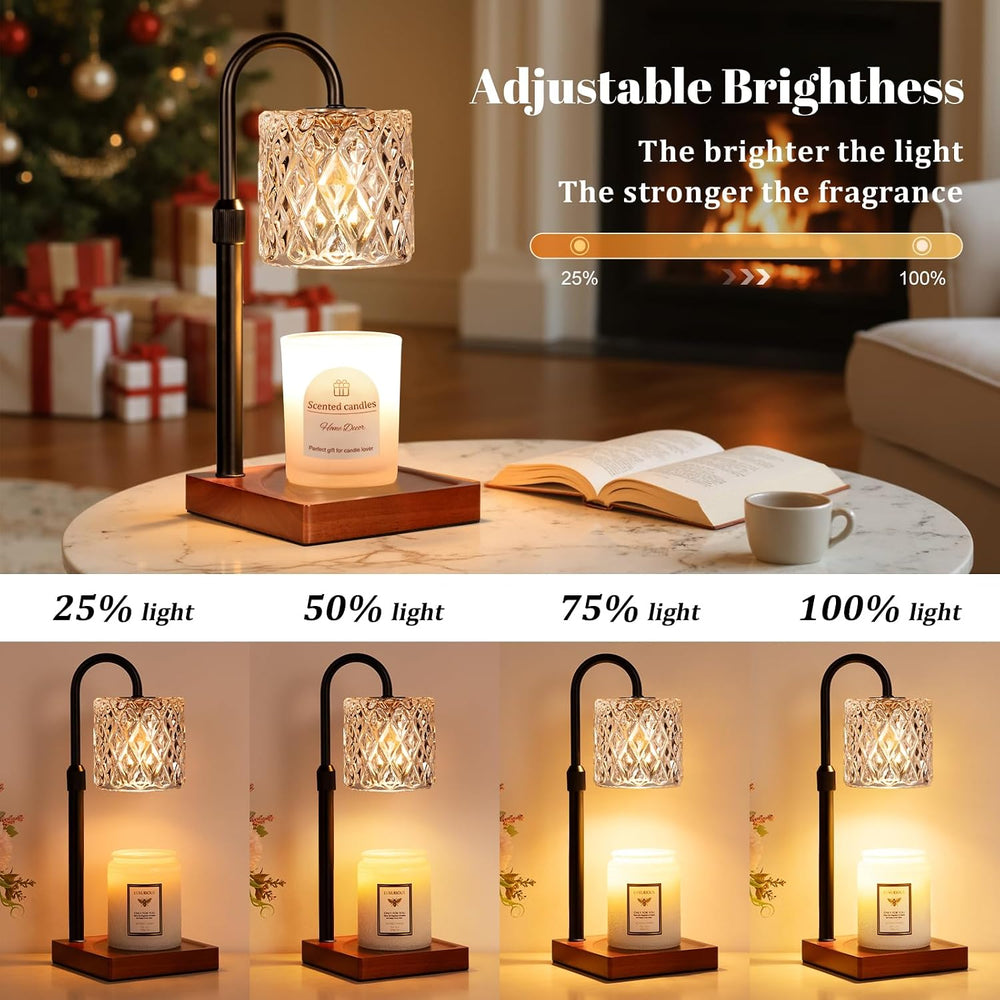 Candle Warmer Lamp with Timer,Wax Melt Warmer Housewarming Gifts for Women