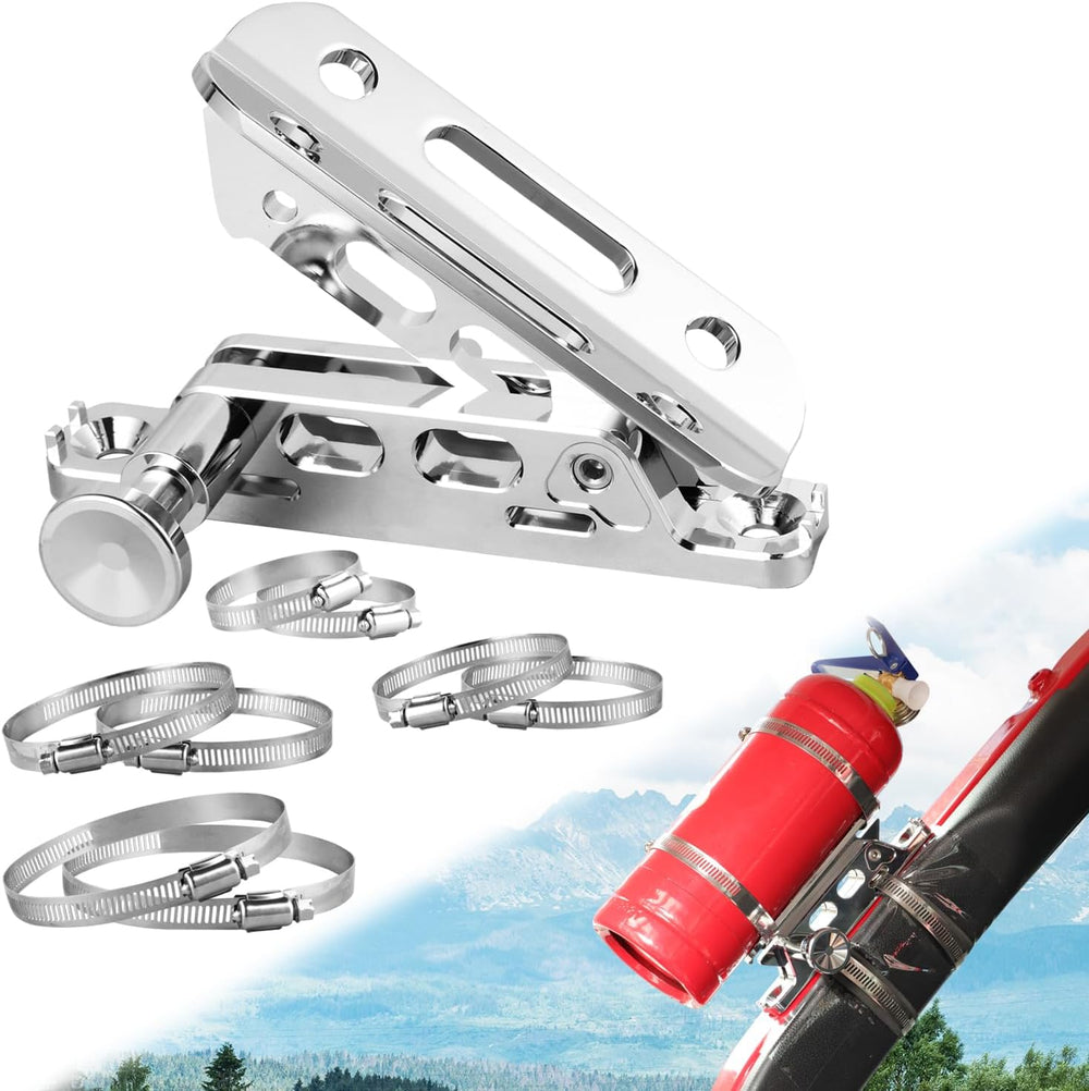 Quick Release Adjustable Roll Bar Fire Extinguisher Mounting Holder Compatibl...