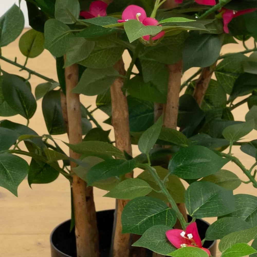 Nearly Natural 42 in Artificial Bougainvillea Tree with Pink Blooms