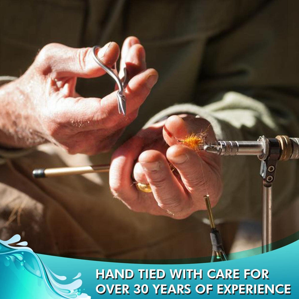 Feeder Creek Fly Fishing Assortment - Trout and Bass Flies, Midge Flies Included