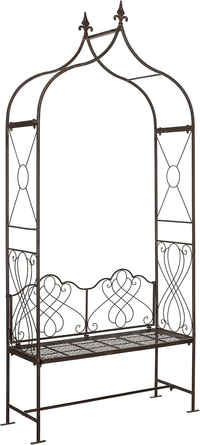Safavieh Outdoor Collection Eloise Rustic Brown Arbor