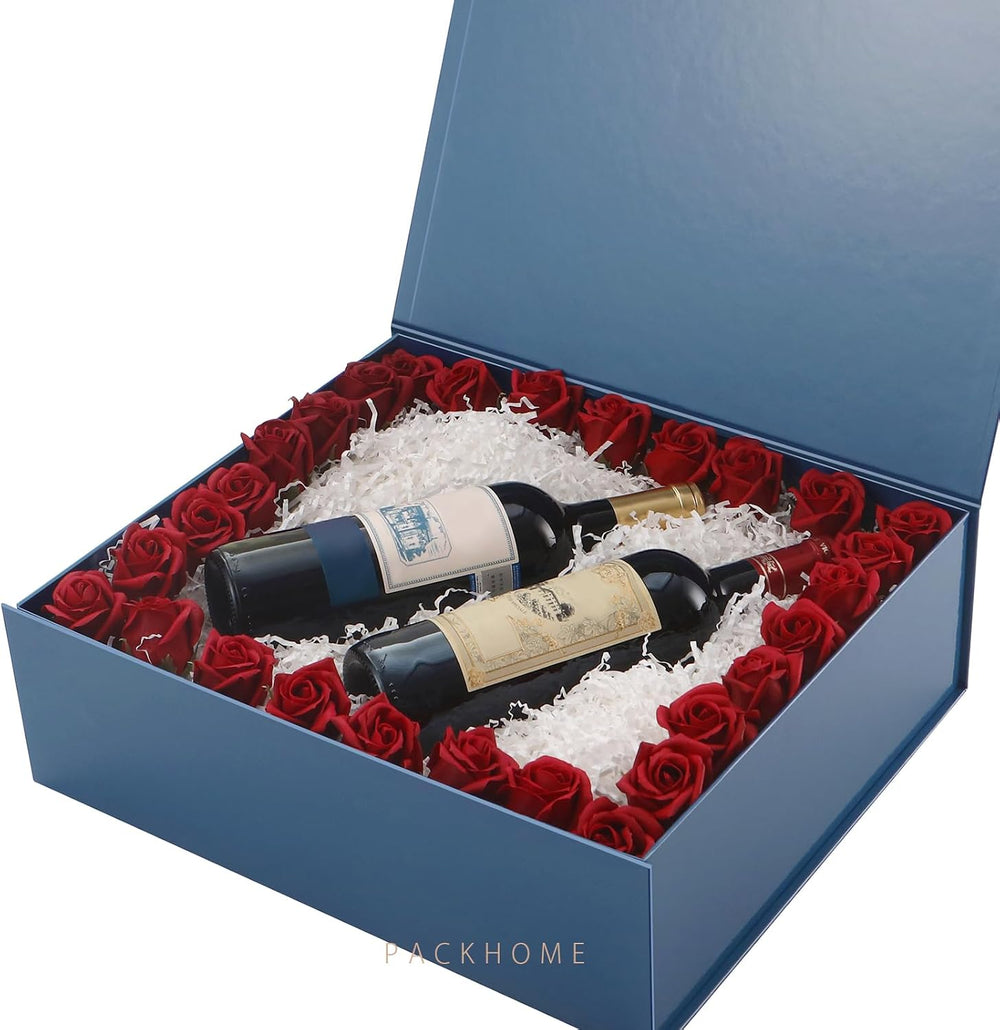 17x14.5x5.5 Inches, Extra Large Gift Box with Lid, Magnetic Closure Box for C...