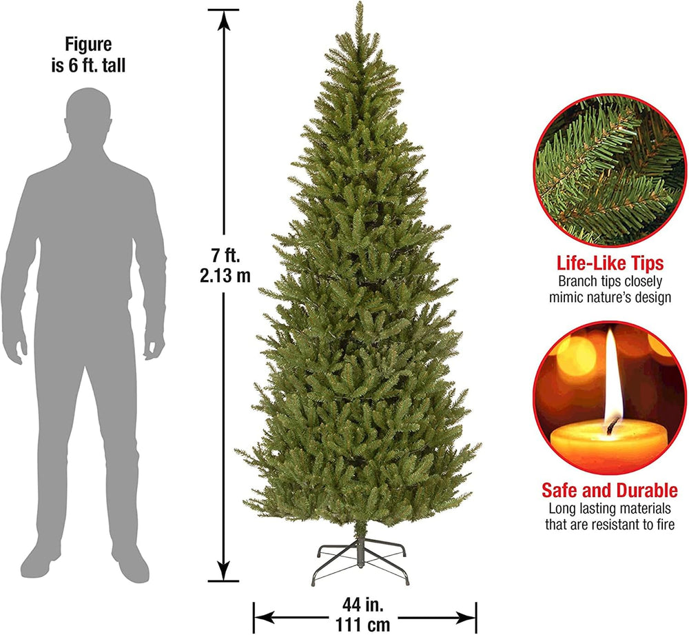 National Tree Company 7ft Unlit Fraser Fir Artificial Christmas Tree
