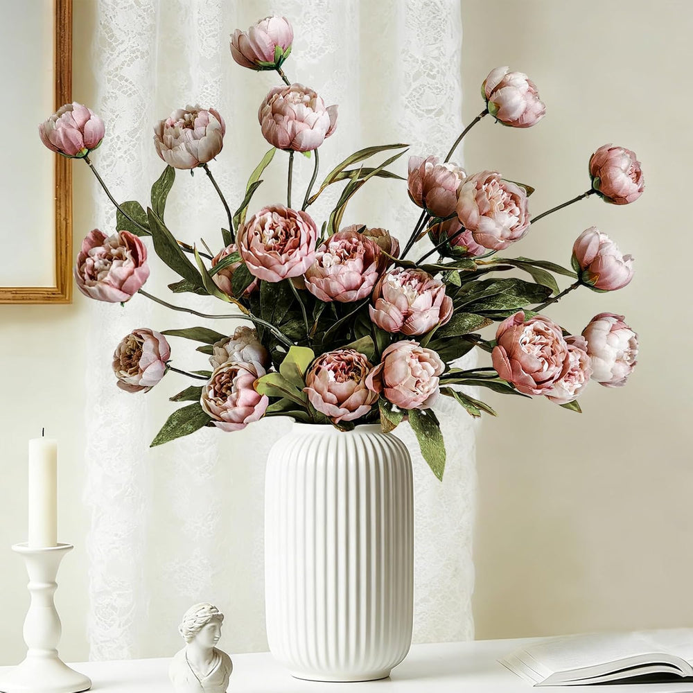 6Pcs Viral Peony Artificial Flowers for Vase