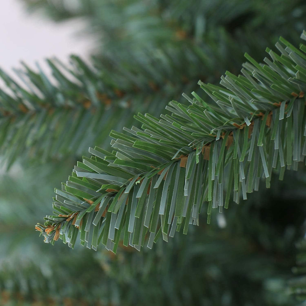 OasisCraft 6.5ft Christmas Tree, Premium Hinged Blue Spruce Artificial Christ...