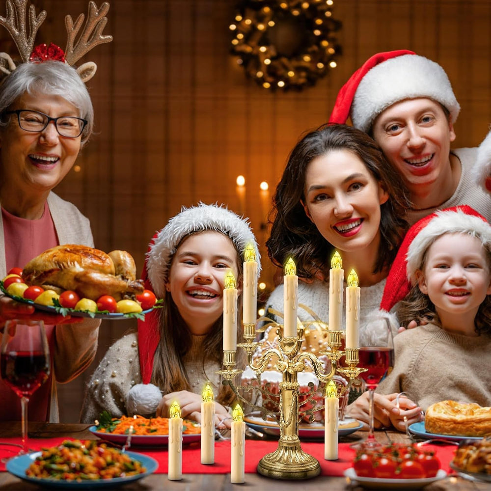 JOSU Floating Candles with Remote Control, Thanksgiving Christmas Decoration ...